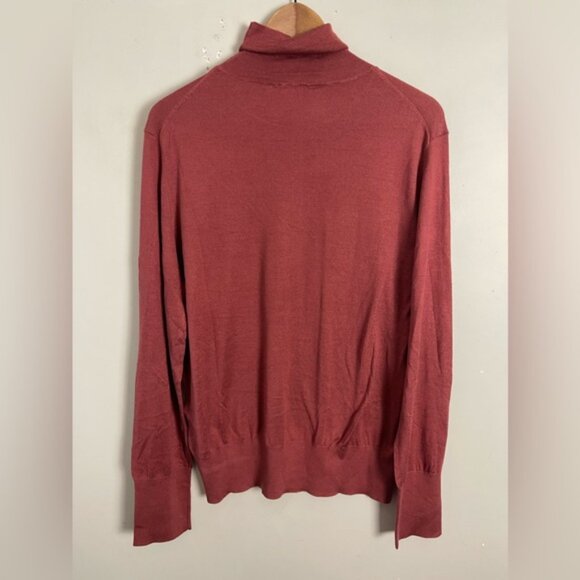 MM Lafleur Red Fitted Ribbed Long Sleeve Tee - Picture 5 of 12